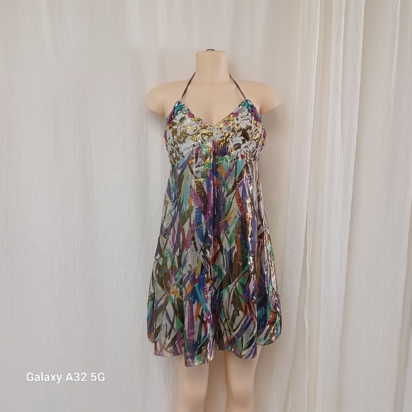 Meghan LA Dresses & Skirts - Meghan Los Angeles Women Size 6  Multicolor Abstract Dress